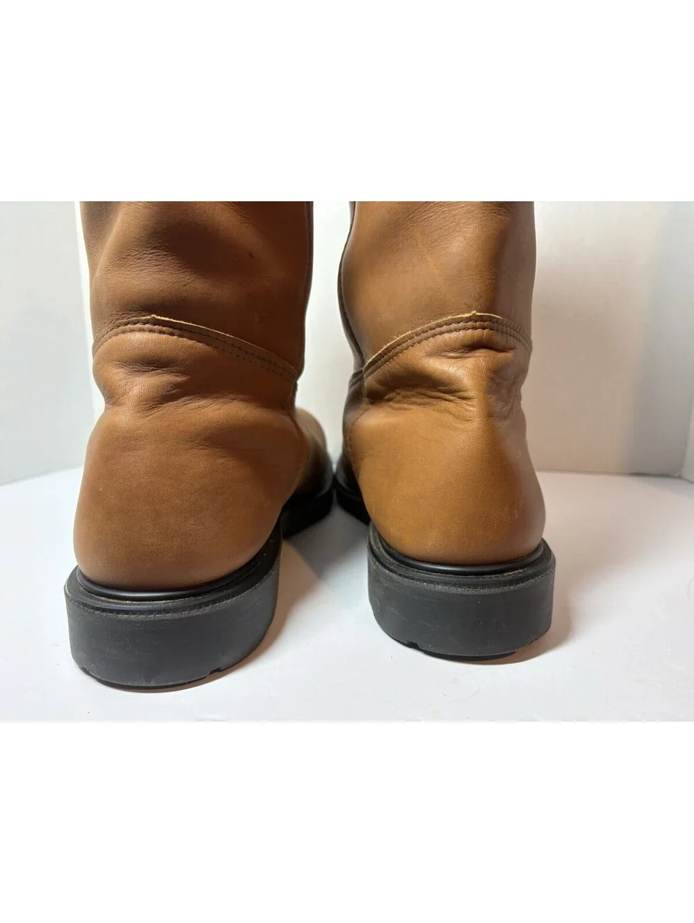 Red Wing 1105 Pecos Men’s Size 13 EE Brown Leather Soft Toe Pull On Work Boots.